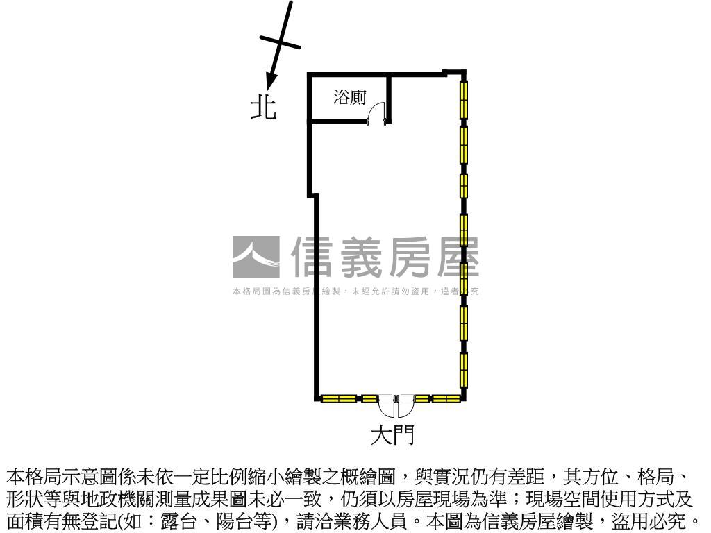 江翠捷運天降甘霖店面房屋室內格局與周邊環境