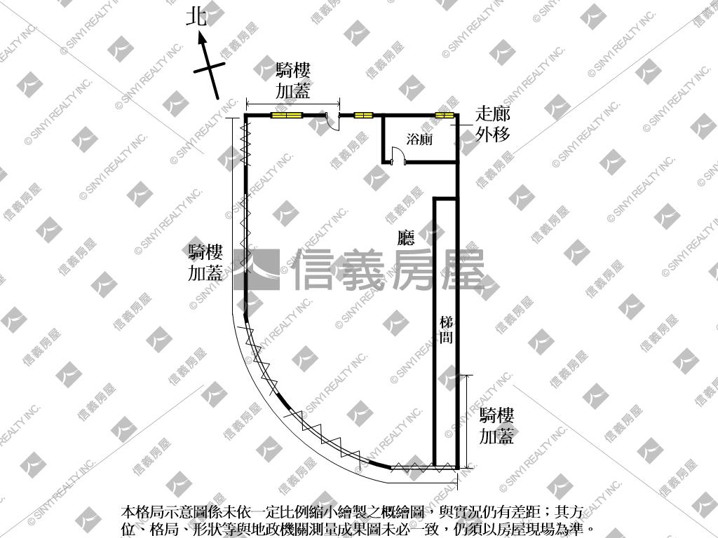 中正路邊間鉑金粉鑽店面房屋室內格局與周邊環境