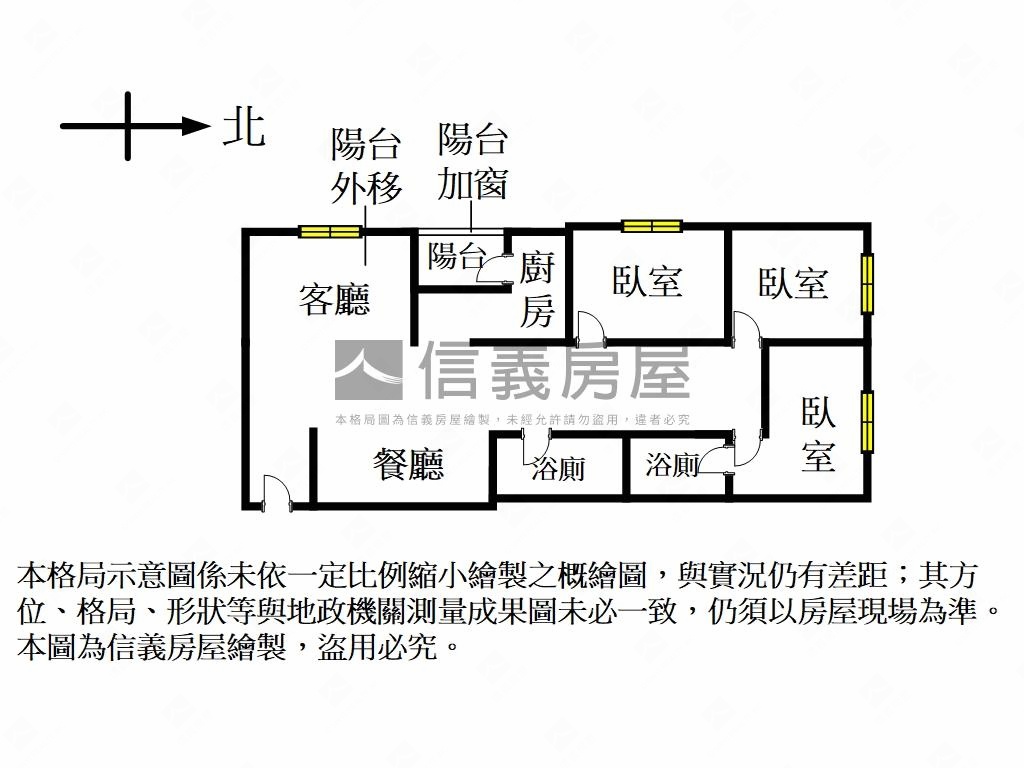遠見名門稀有三房＋車位房屋室內格局與周邊環境