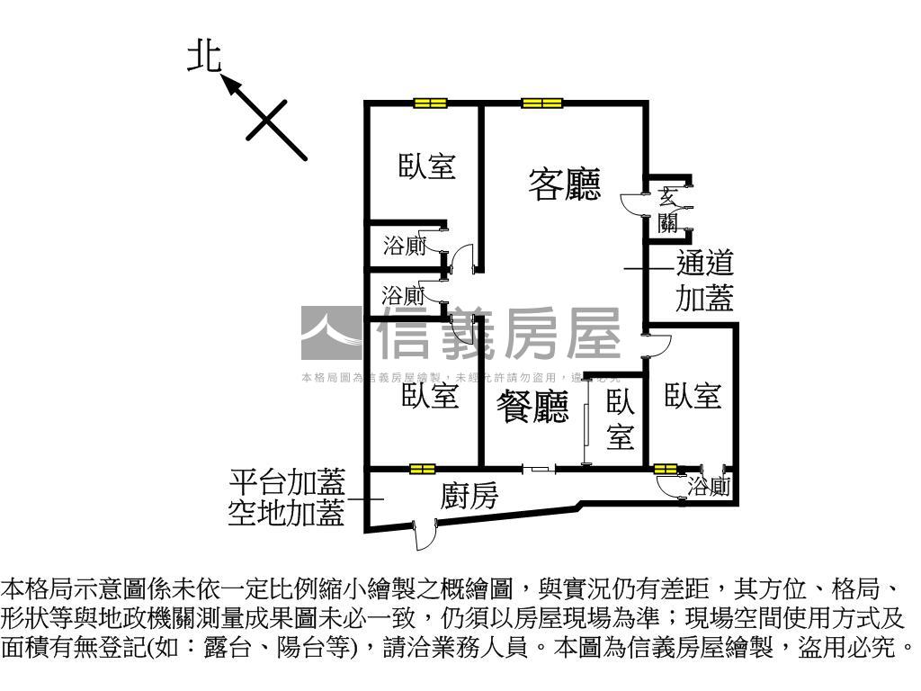雙敦橡園大空間１樓房屋室內格局與周邊環境