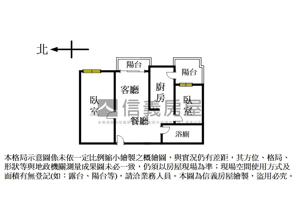 和發善藝高樓兩房平面車位房屋室內格局與周邊環境