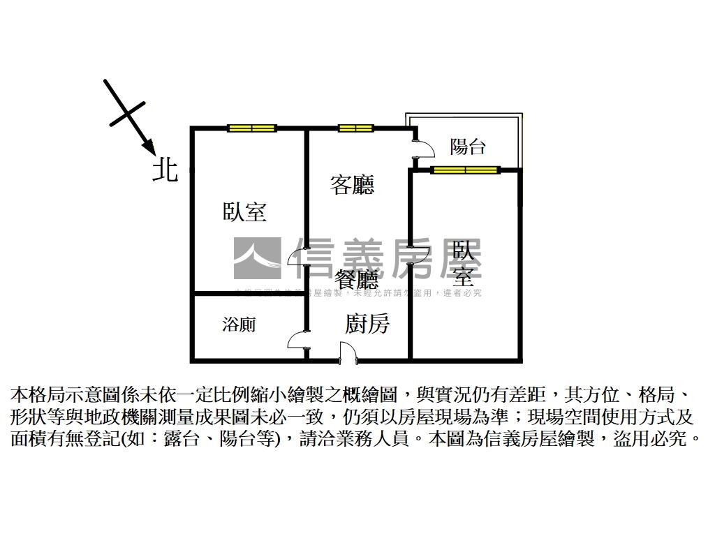 稀有C棟免轉梯富春居兩房房屋室內格局與周邊環境