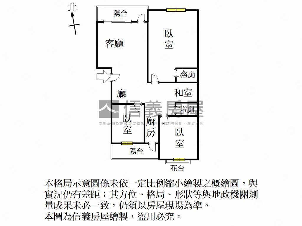 文德國小校園景觀三房房屋室內格局與周邊環境