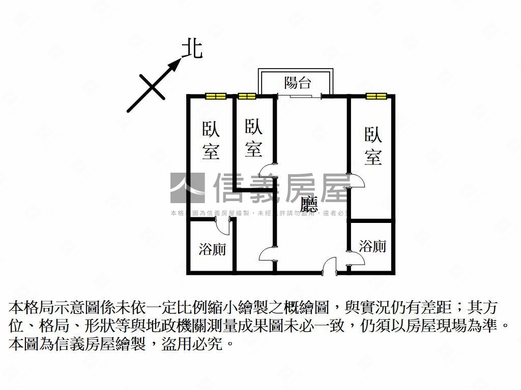 鑫天地中高樓三房平車房屋室內格局與周邊環境