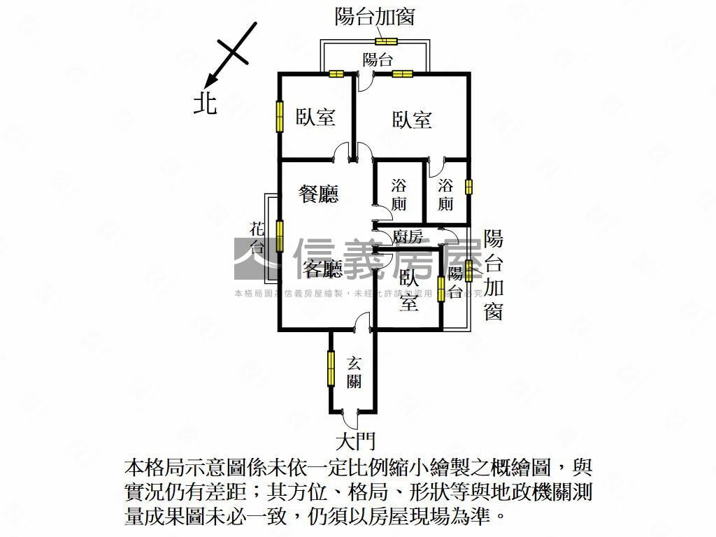 近三民國小電梯三房房屋室內格局與周邊環境