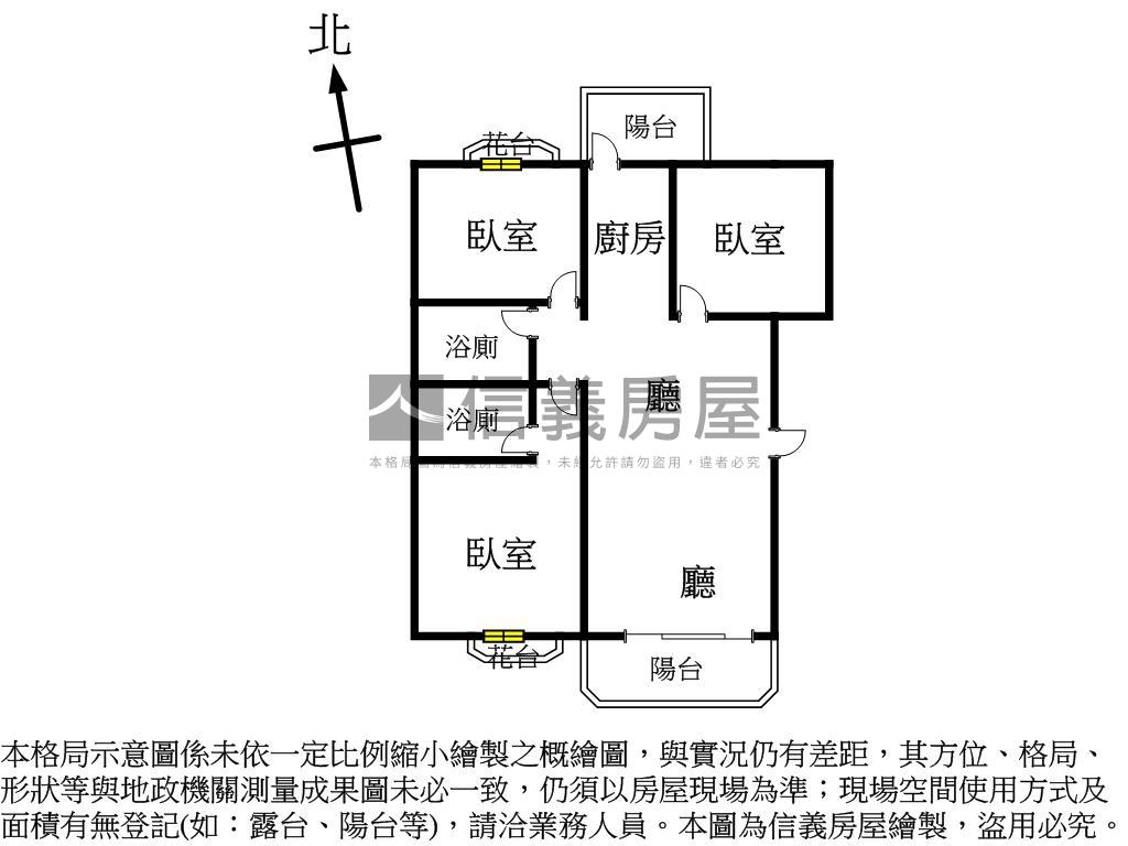 近三井新米蘭美大三房房屋室內格局與周邊環境
