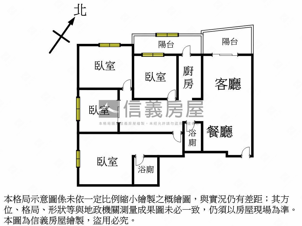 黎明河南三采採光四房平車房屋室內格局與周邊環境