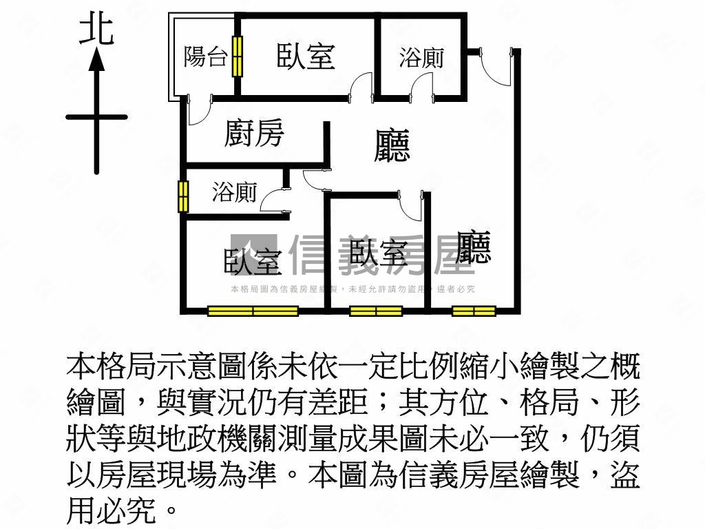 樹梢市府采舍３房車位房屋室內格局與周邊環境