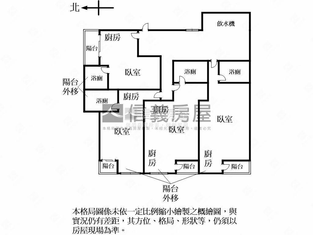 中國醫收租四套美寓房屋室內格局與周邊環境