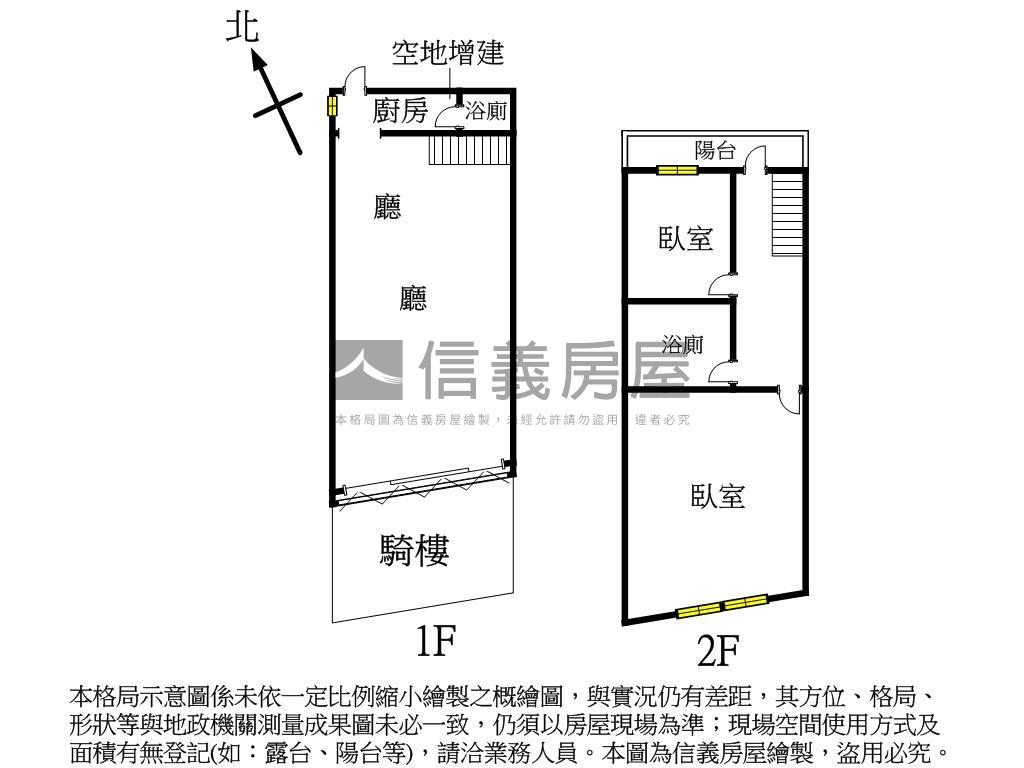 全屋翻新大空間１＋２樓店房屋室內格局與周邊環境