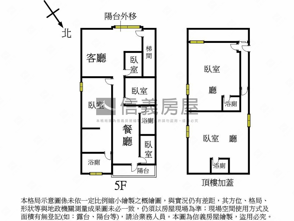信義路美美小豪邸房屋室內格局與周邊環境