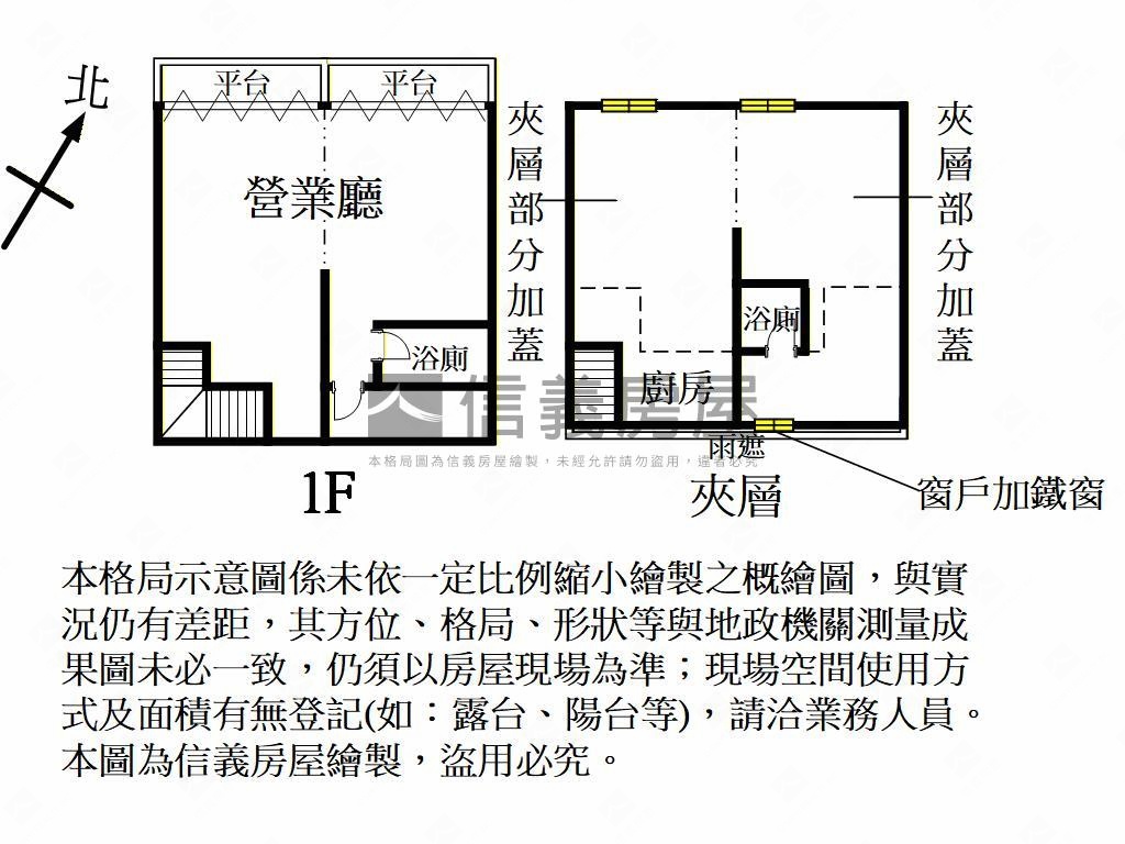 近華勛市場雙併大面寬店面房屋室內格局與周邊環境