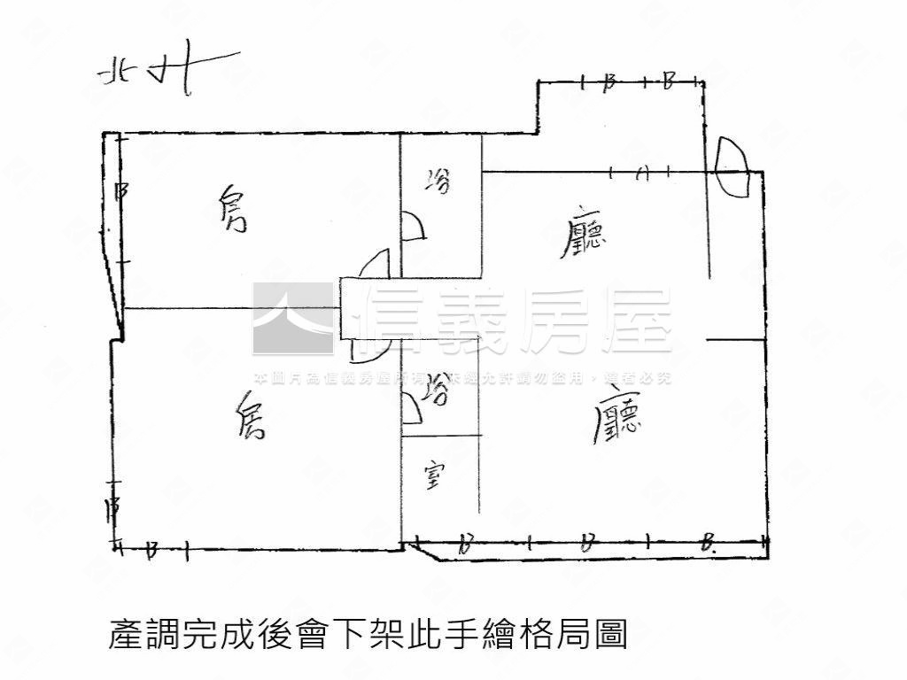 紀念館旁大空間兩房房屋室內格局與周邊環境