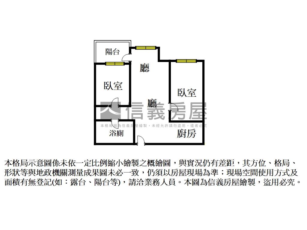 日式精工三松景觀高樓兩房房屋室內格局與周邊環境