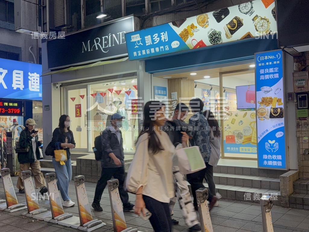 專約正捷運旁１＋２金店面房屋室內格局與周邊環境