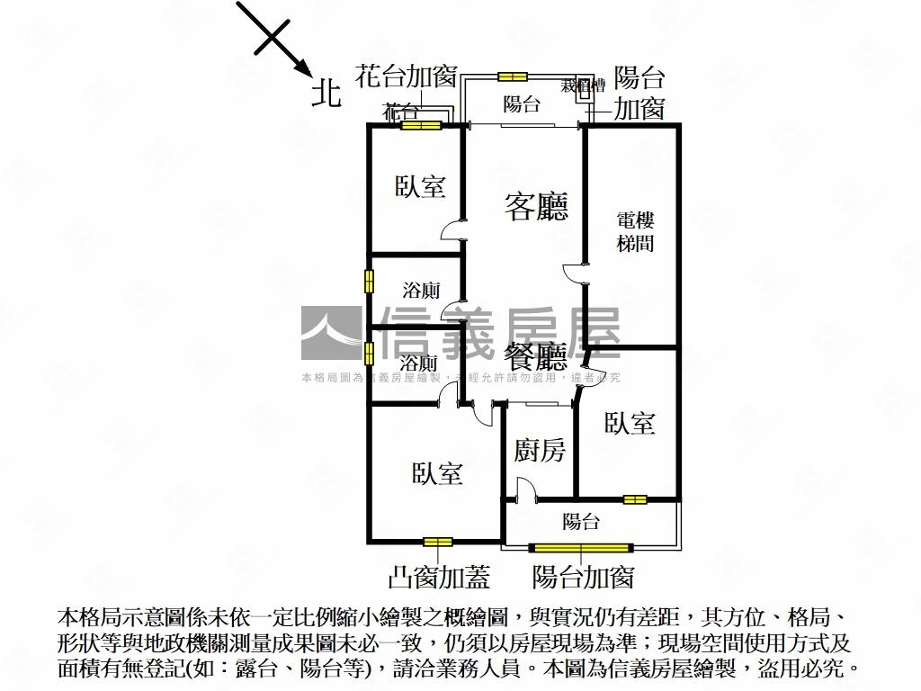 光影透亮北醫靜巷稀有電梯房屋室內格局與周邊環境