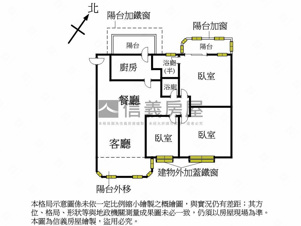 ⭐高樓面河景三房⭐房屋室內格局與周邊環境