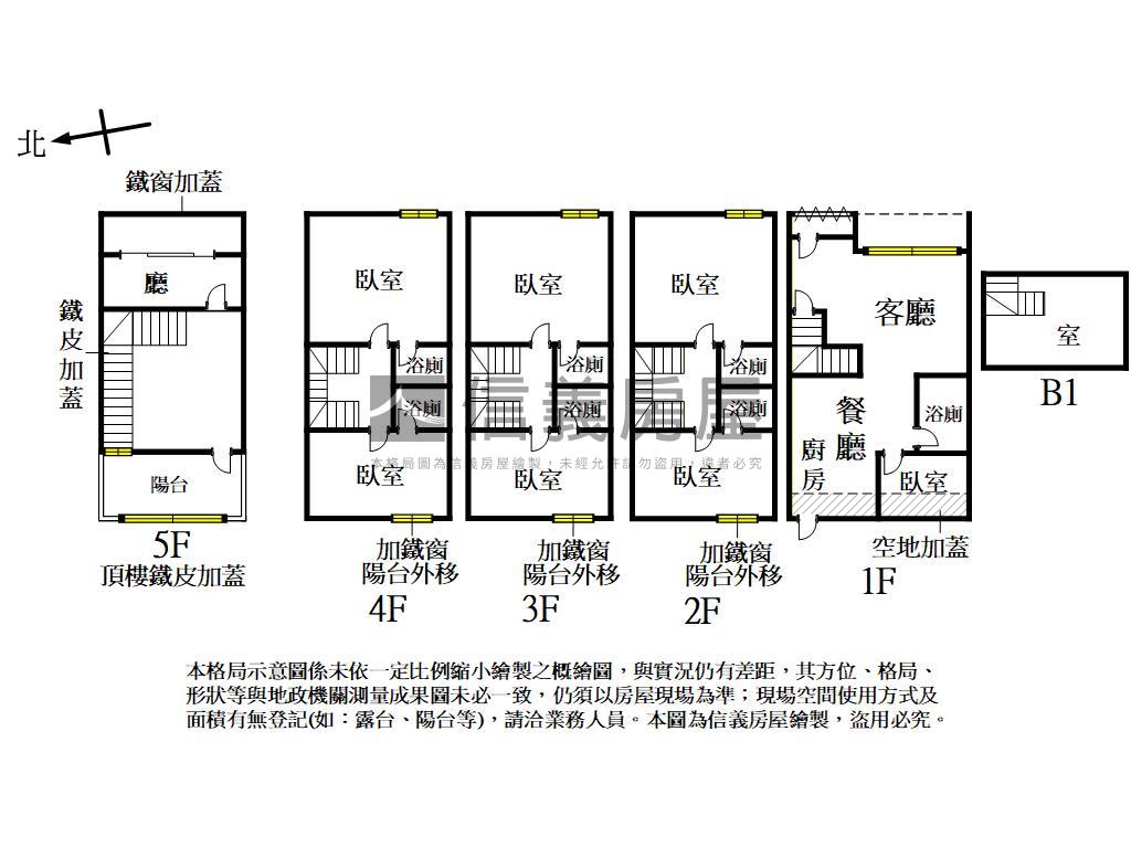 漂亮面寬６套房屋況美透天房屋室內格局與周邊環境