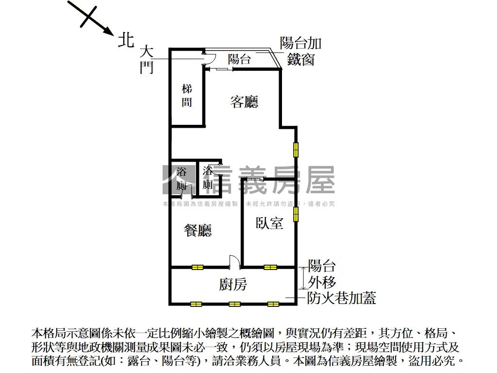 中正北路大空間房屋室內格局與周邊環境