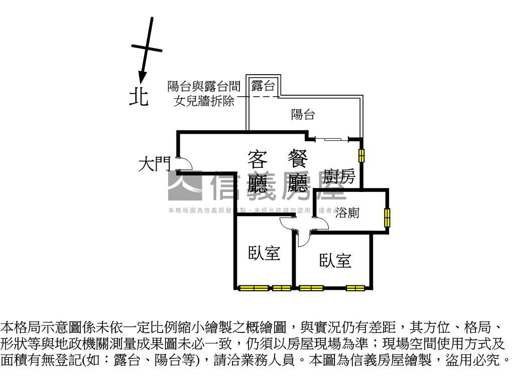 日健邸★忠孝新生電梯兩房房屋室內格局與周邊環境