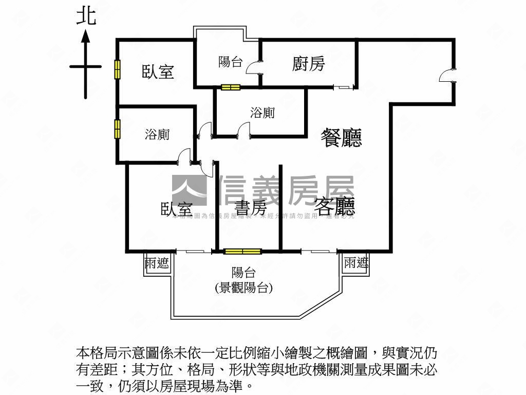 光盛河景美三房平車房屋室內格局與周邊環境