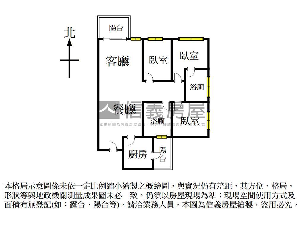 快樂擁有家三房車位房屋室內格局與周邊環境