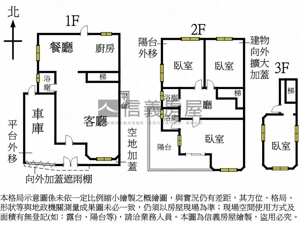 孝友邊間獨棟透天【Ｃ】房屋室內格局與周邊環境