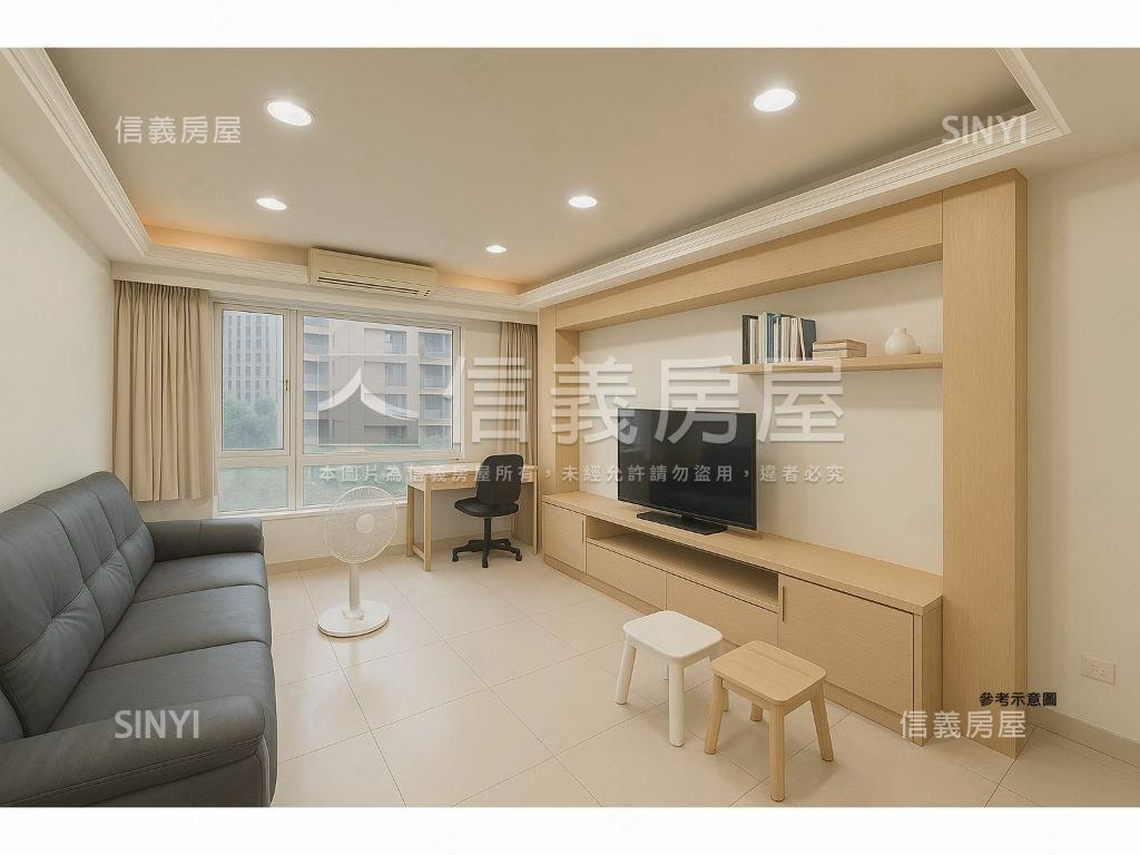 皇翔太陽城面中庭大三房房屋室內格局與周邊環境