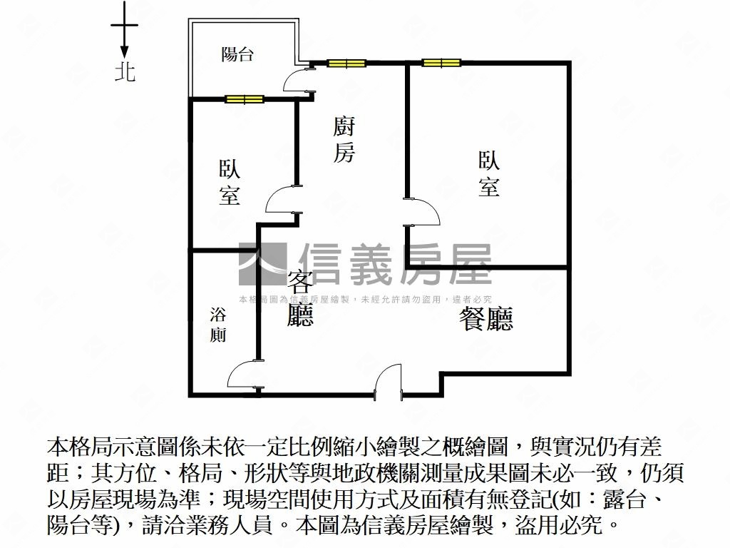 春福天駅次頂樓兩房平車房屋室內格局與周邊環境
