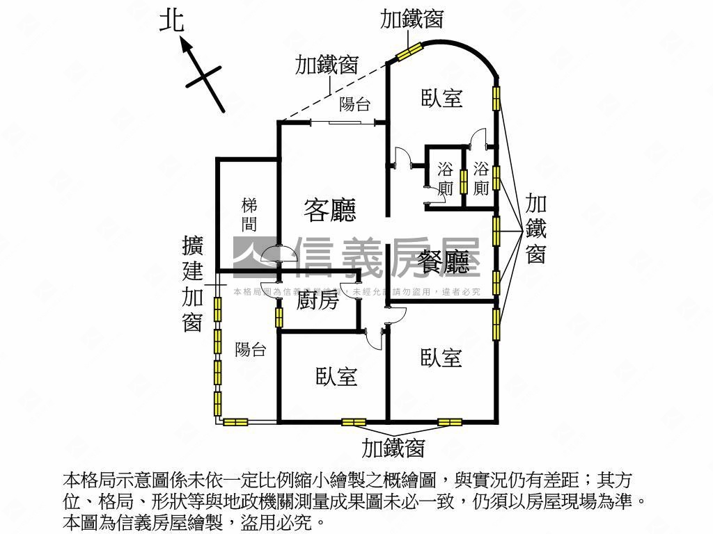 健身公寓一層一戶房屋室內格局與周邊環境