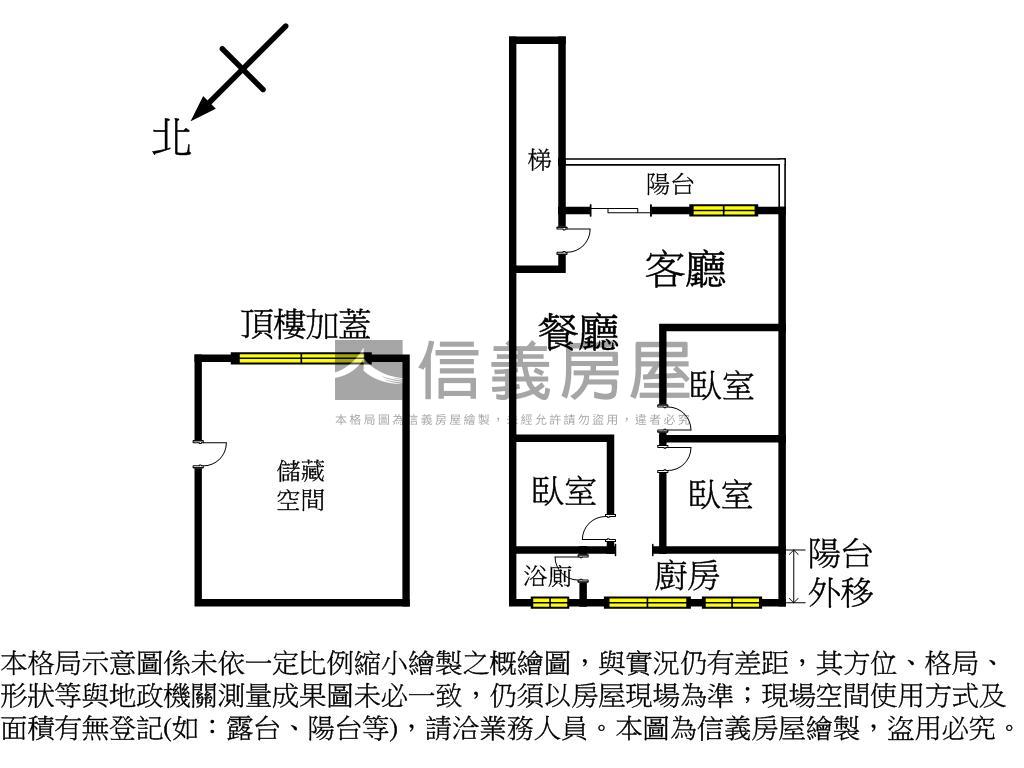 仁義街靜巷公寓房屋室內格局與周邊環境