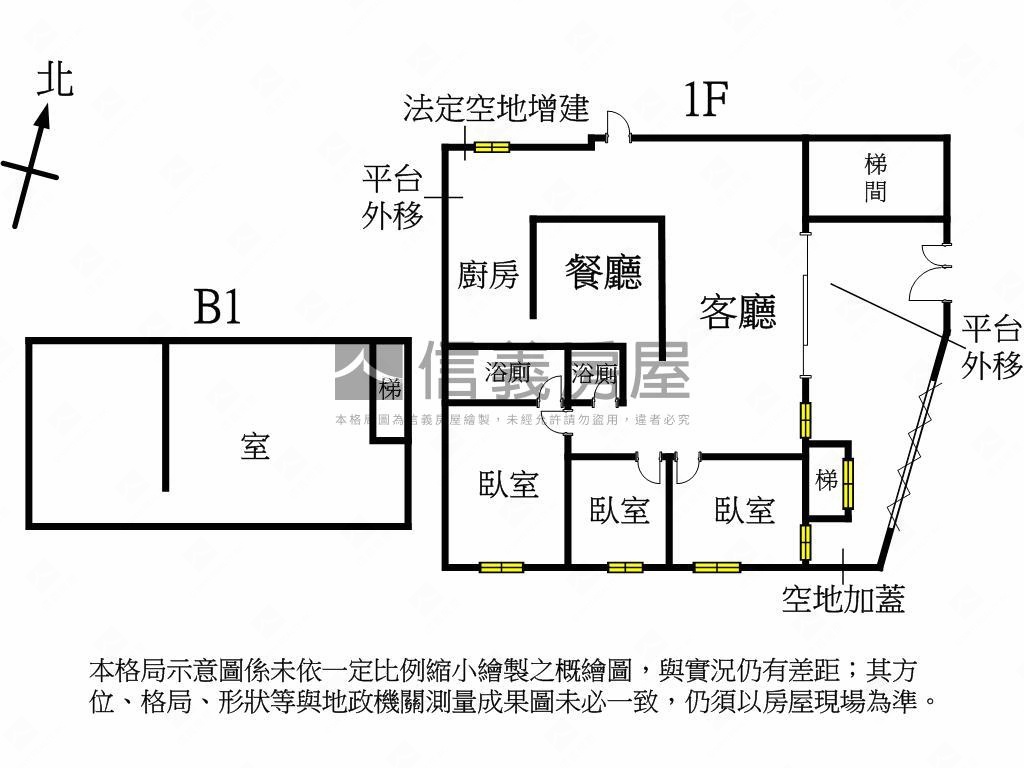 秀山公園停車方便一樓房屋室內格局與周邊環境