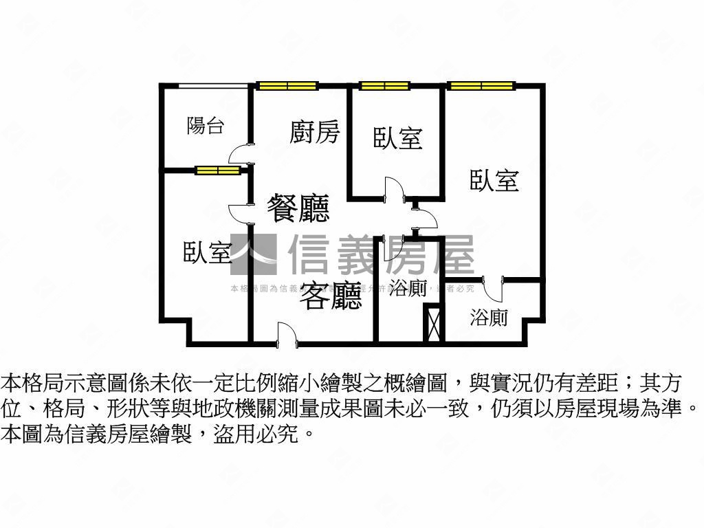 上順艾麗三房車位房屋室內格局與周邊環境