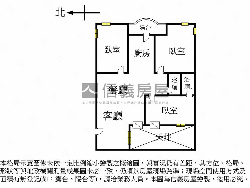東區高樓層３房視野戶房屋室內格局與周邊環境