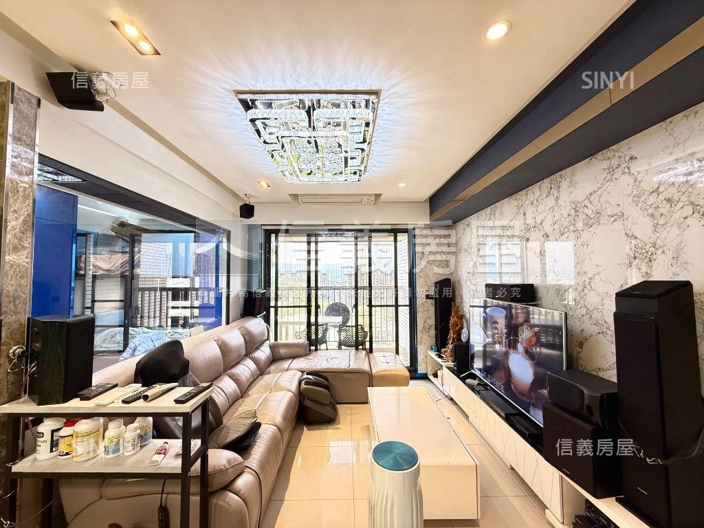 稀有高樓層美景角間三房房屋室內格局與周邊環境