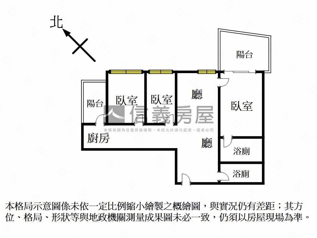多城Ｈ＆Ｍ輕奢三房雙平車房屋室內格局與周邊環境