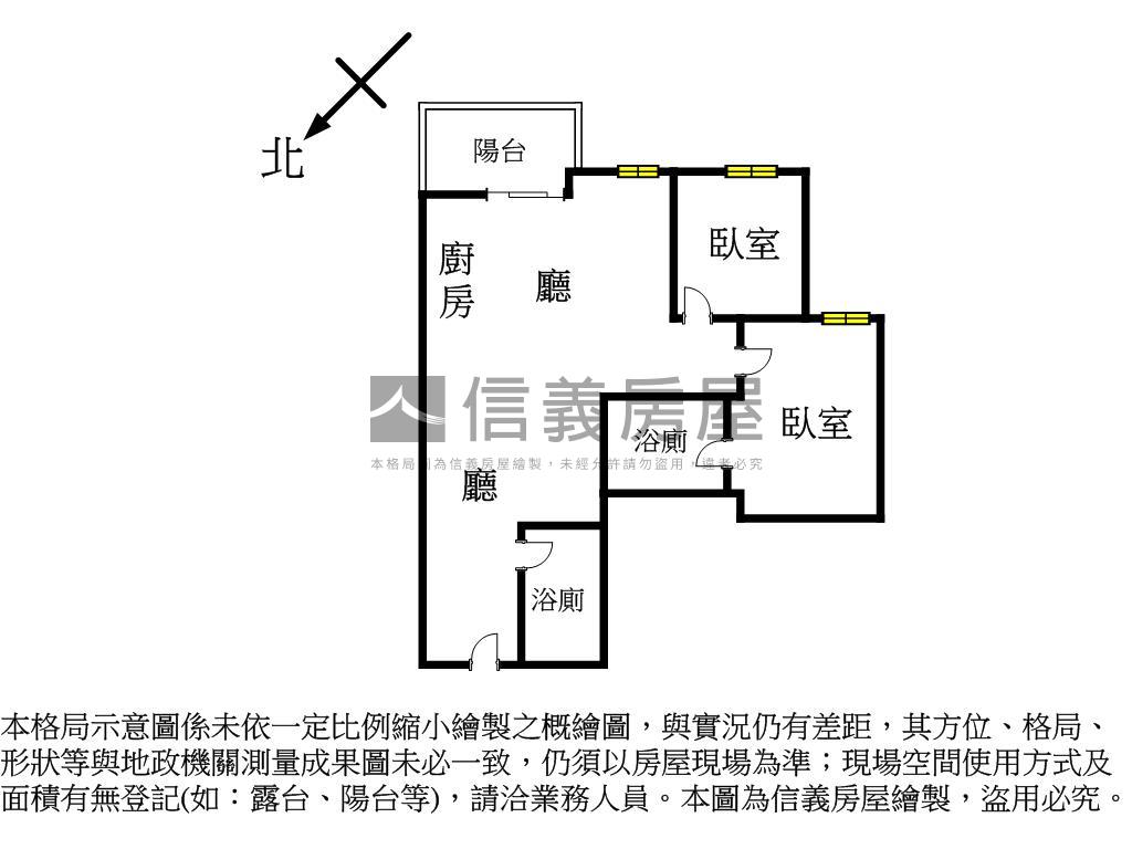 新潤美景兩房車位房屋室內格局與周邊環境