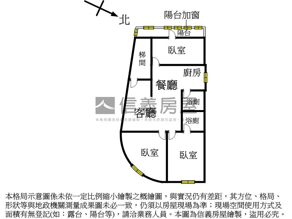 獨家－精裝公寓２樓房屋室內格局與周邊環境