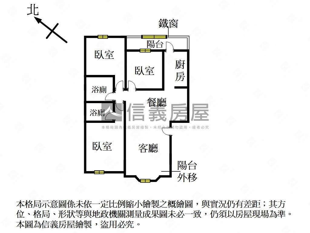 金雅三房美公寓附平車房屋室內格局與周邊環境