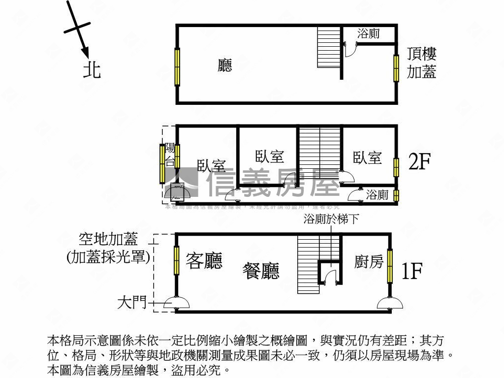 專任低總價靜巷透天房屋室內格局與周邊環境