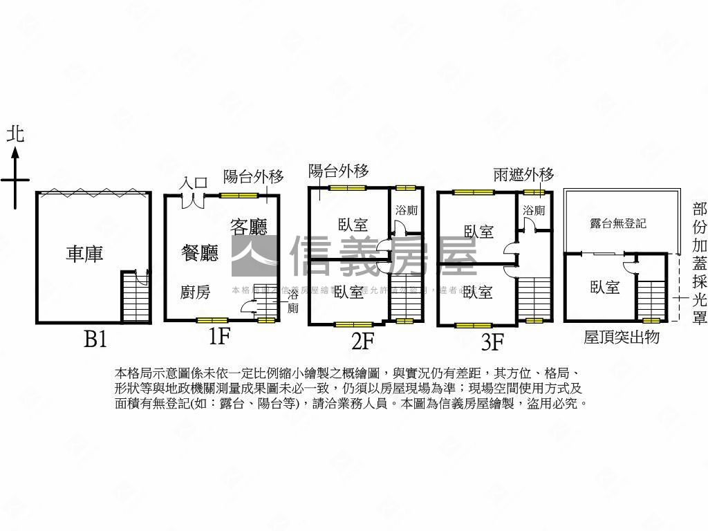 【樸園】面寬六米車庫別墅房屋室內格局與周邊環境