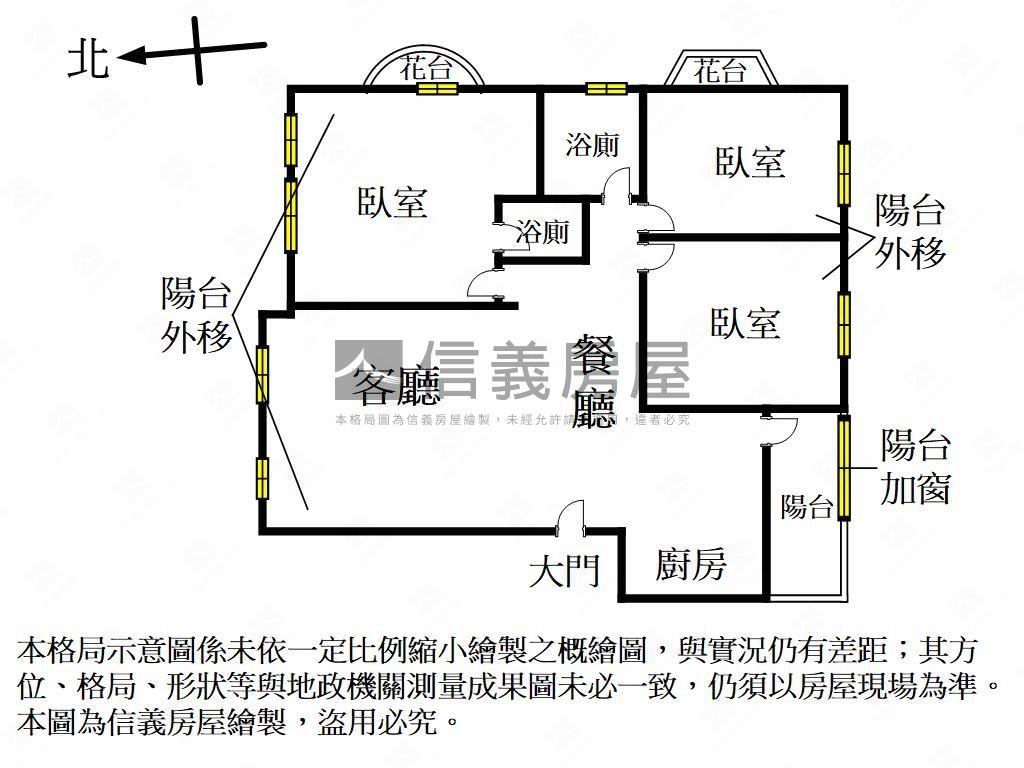 近文藻‧快樂家庭三房平車房屋室內格局與周邊環境