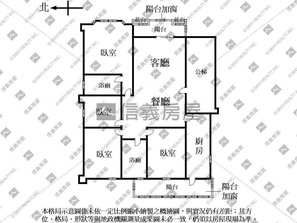 ＊大直四房電梯一層一戶房屋室內格局與周邊環境