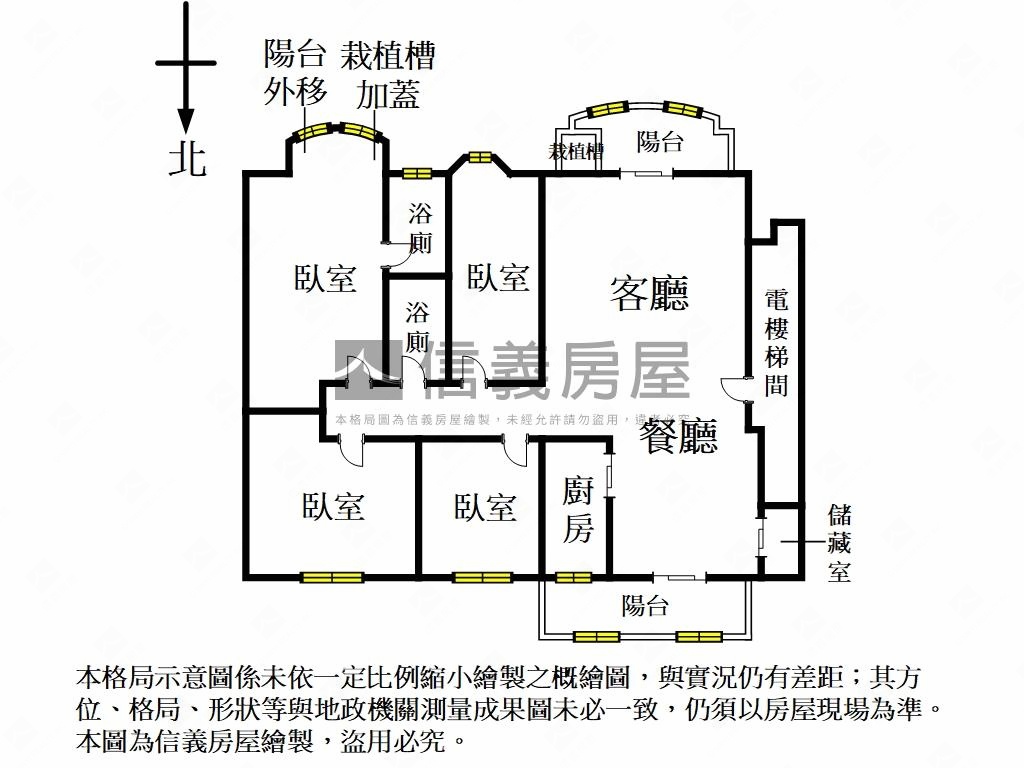 中崙將軍戶雙敦亮四房車位房屋室內格局與周邊環境