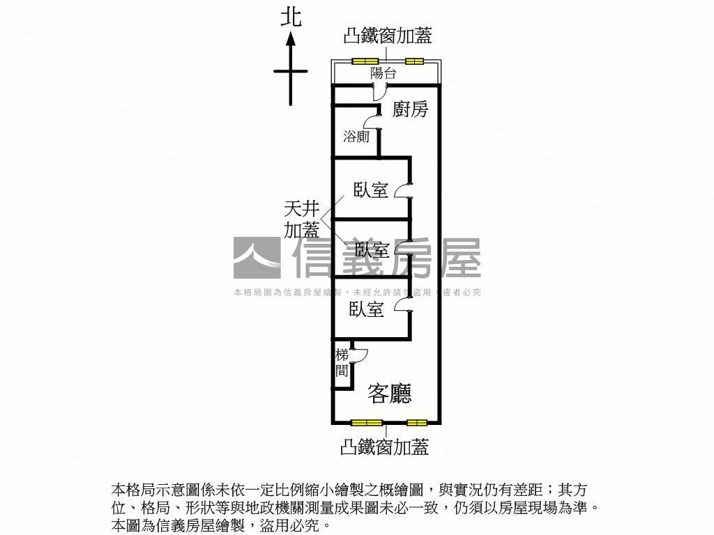 正義北小資宅房屋室內格局與周邊環境