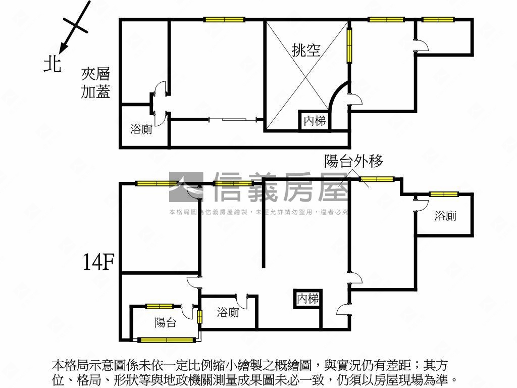 非常歐洲。稀有高樓採光佳房屋室內格局與周邊環境