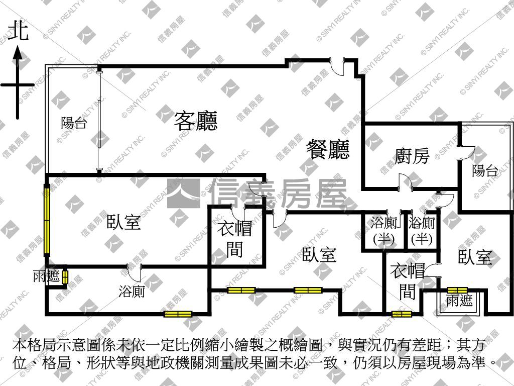 廣宇萬和河景３房１車位房屋室內格局與周邊環境