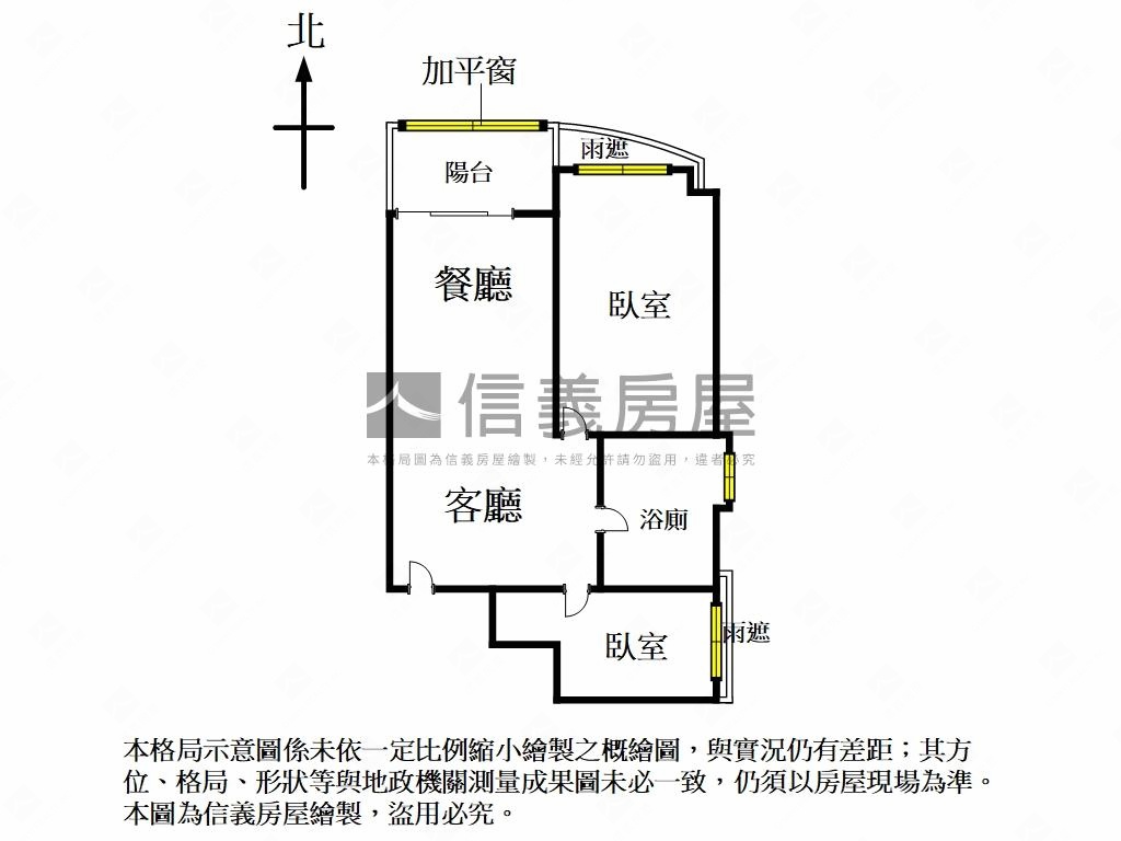 景安～稀有高樓大兩房房屋室內格局與周邊環境