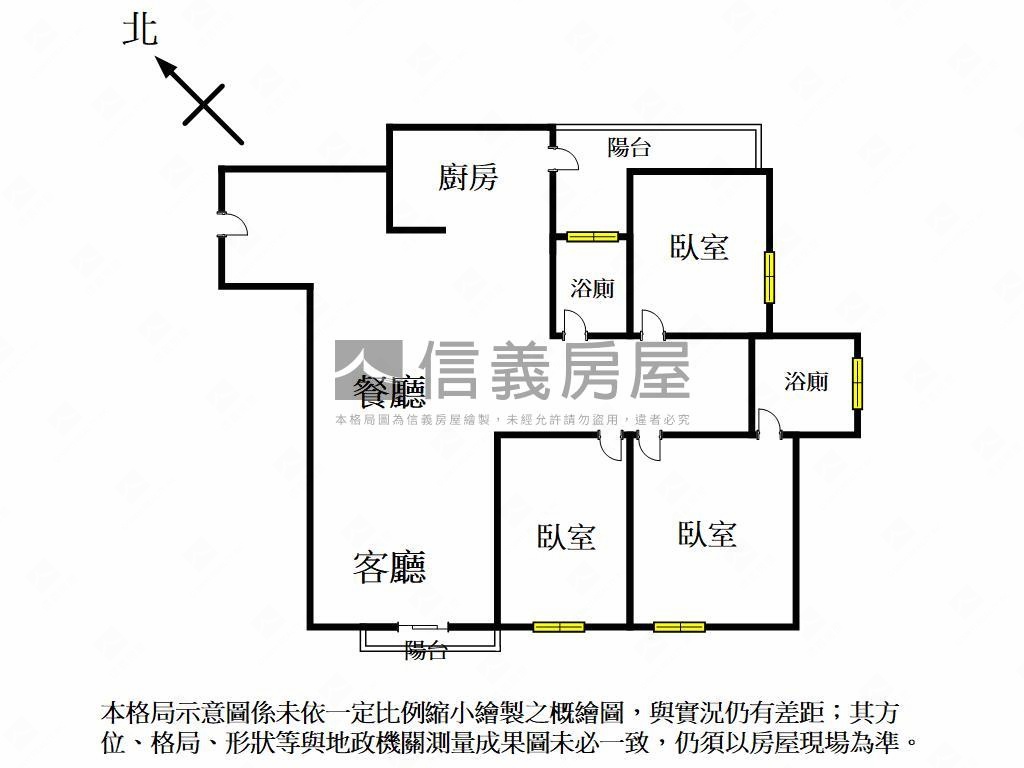 富旺天藍八年屋三房平車房屋室內格局與周邊環境