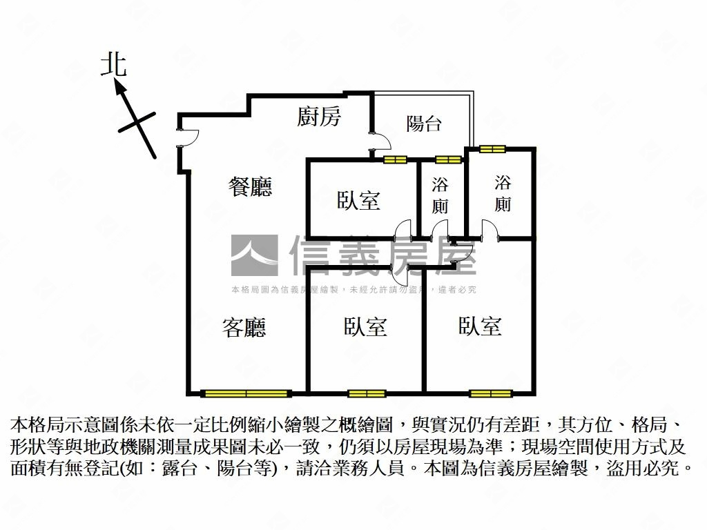 全新馥御綠景三房房屋室內格局與周邊環境
